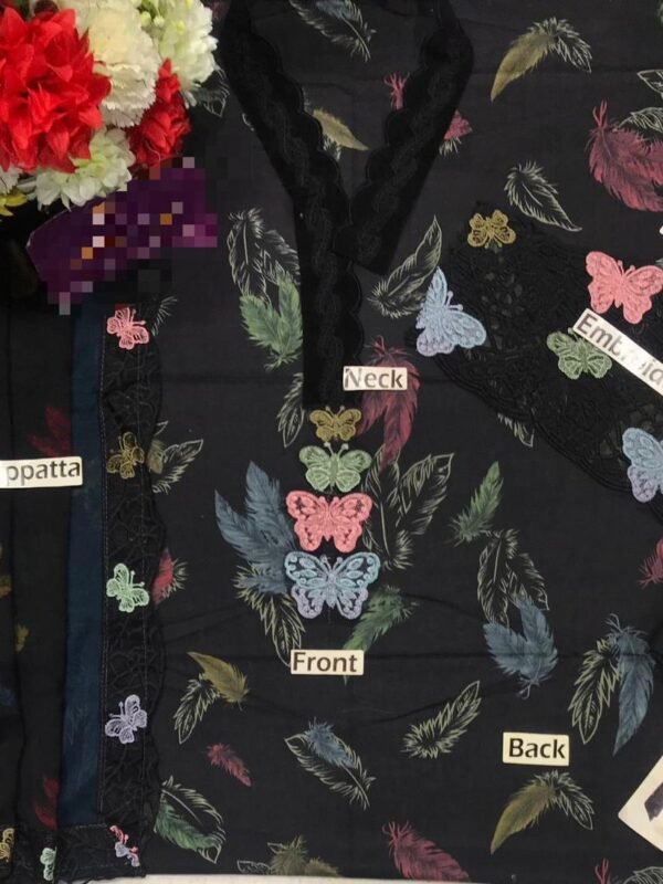 Embroidered Lawn 3 Piece