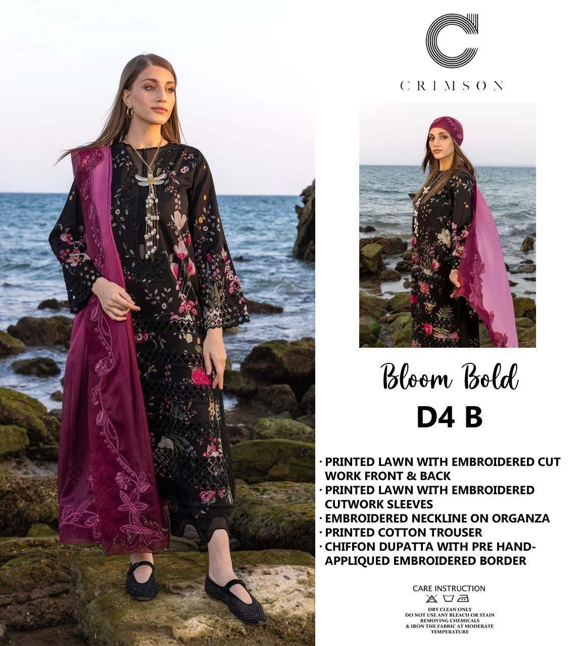 Embroidered Lawn 3 Piece