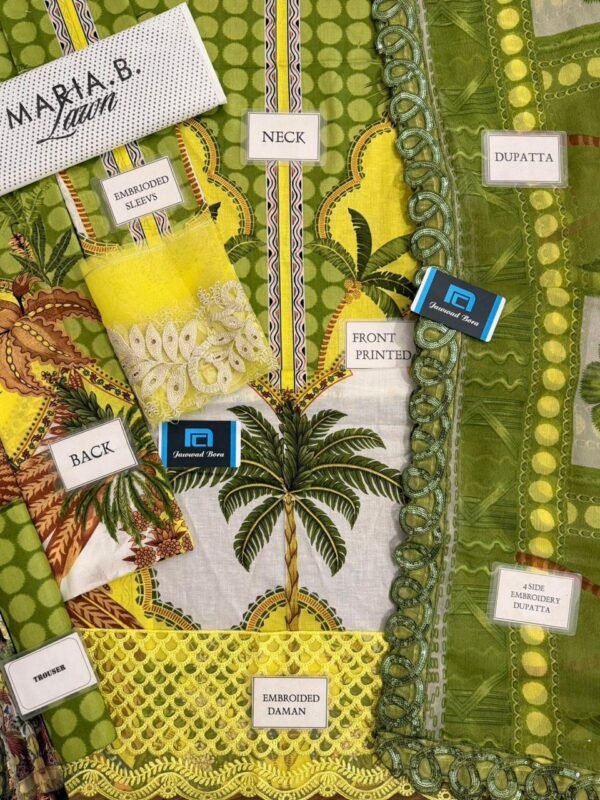 Embroidered Lawn 3 Piece