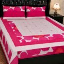 Embroidered Cotton King Size Bedsheet