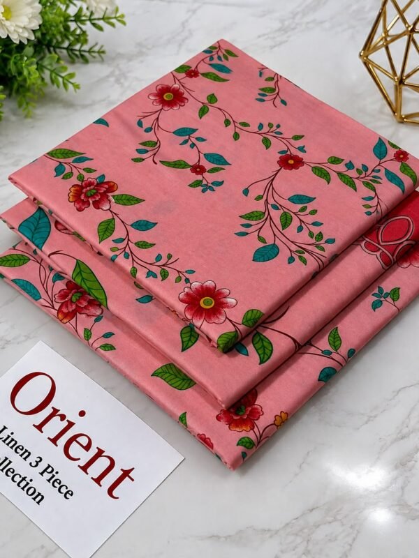 Orient Linen Printed 3 Piece
