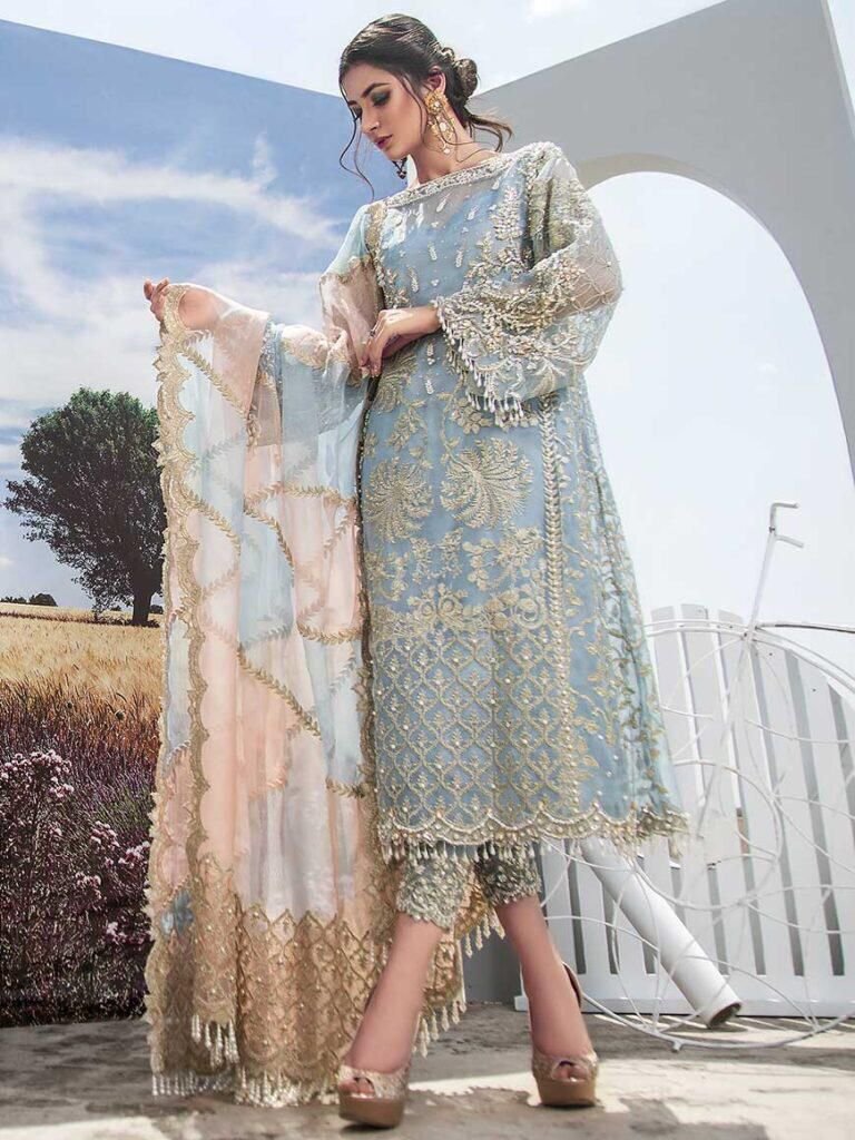 Agha Noor Celestial Luxe Organza 3PC Suit
