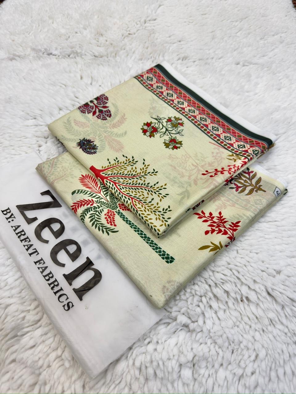 Zeen Printed Lawn 2 Piece