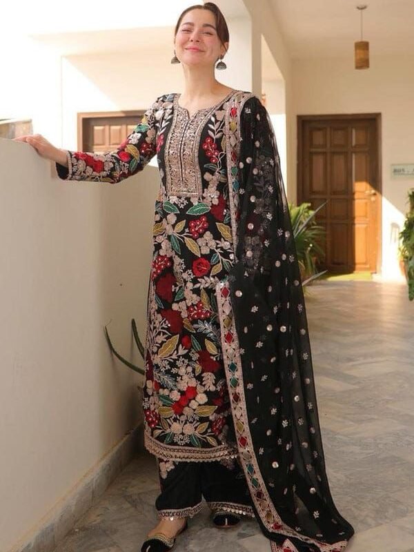 Rang Rasiya Noorani Embroidered Chiffon 3 Piece