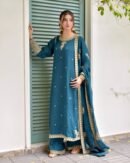 Laam Ethereal Luxe Embroidered Chiffon 3 Piece