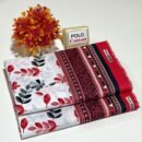 Floral Digital Printed Polo Cotton 2 Piece