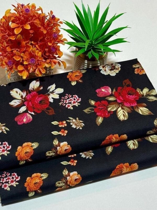 Floral Digital Printed Polo Cotton 2 Piece