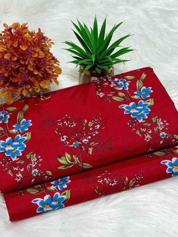 Floral Digital Printed Polo Cotton 2 Piece