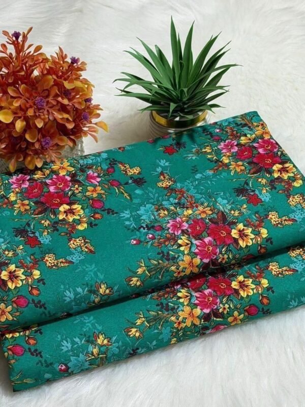 Floral Digital Printed Polo Cotton 2 Piece