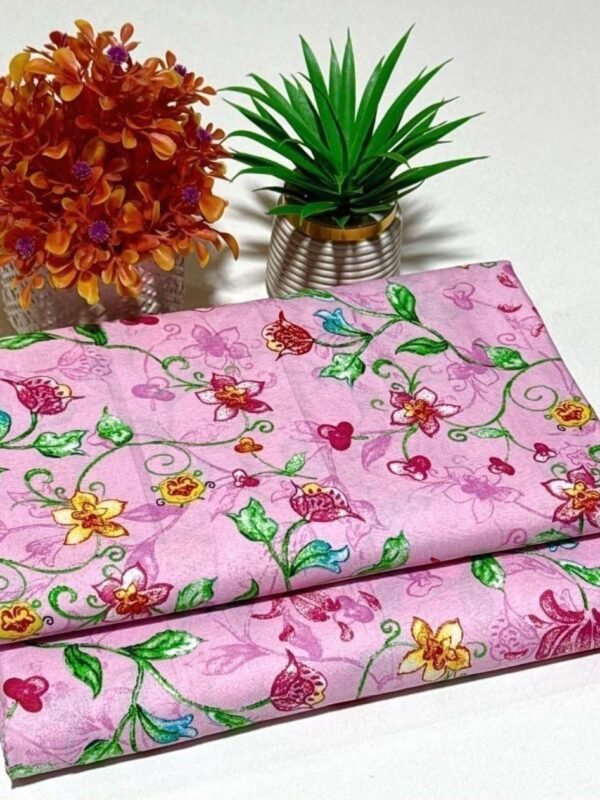 Floral Digital Printed Polo Cotton 2 Piece