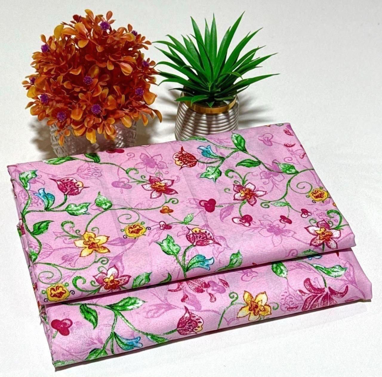 Floral Digital Printed Polo Cotton 2 Piece