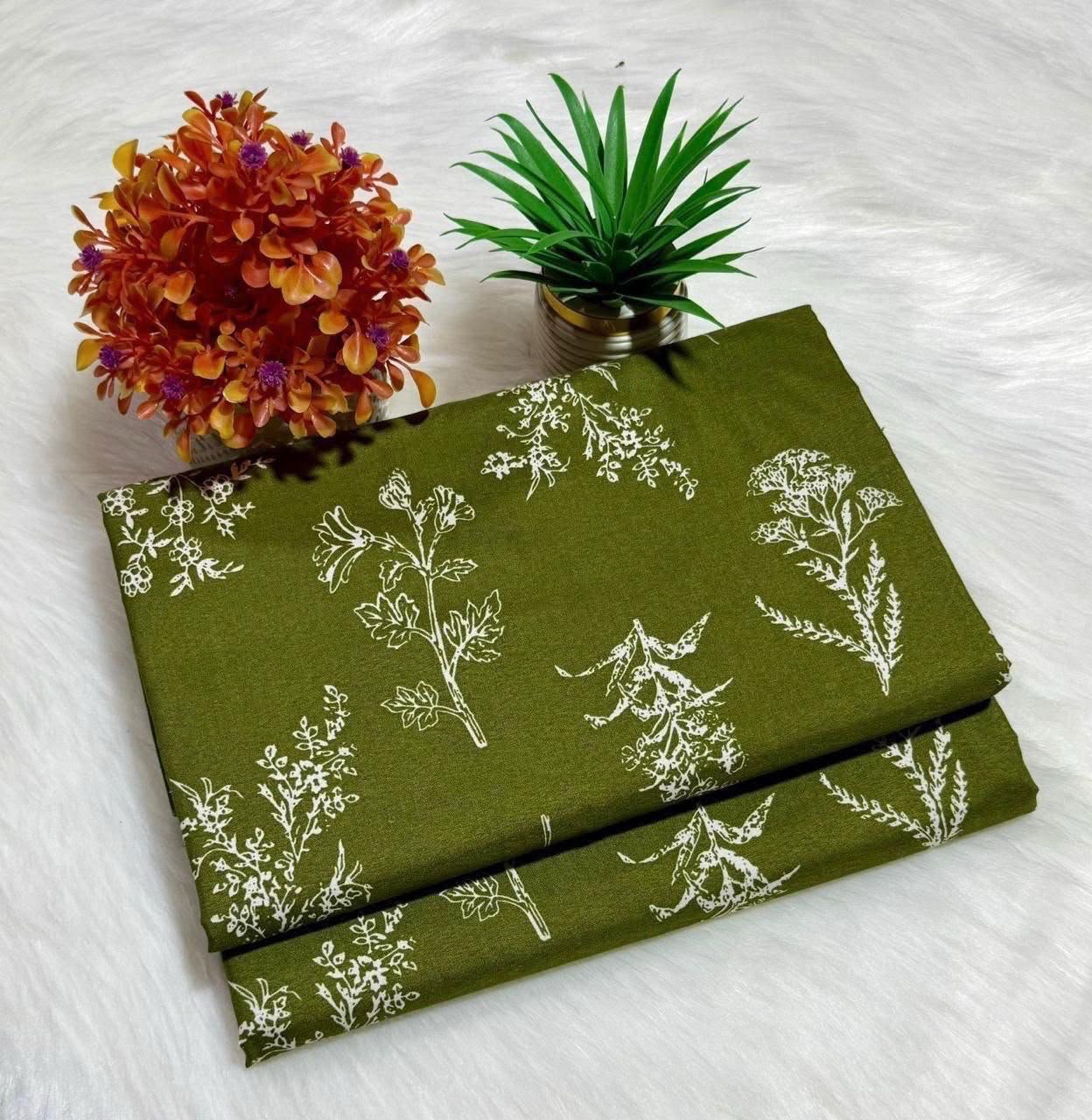 Floral Digital Printed Polo Cotton 2 Piece