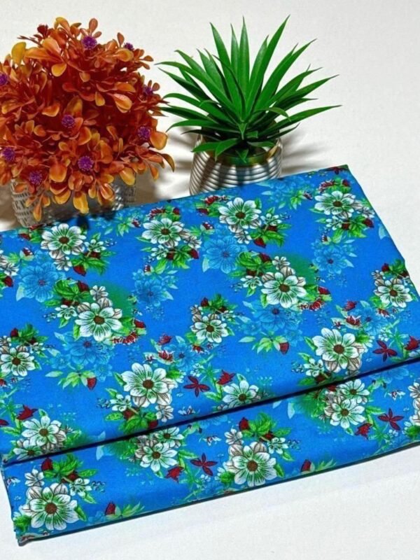 Floral Digital Printed Polo Cotton 2 Piece