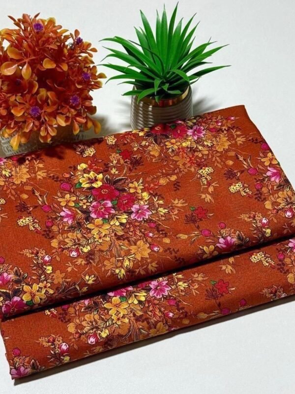 Floral Digital Printed Polo Cotton 2 Piece