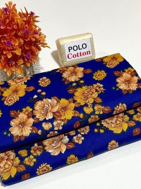 Floral Digital Printed Polo Cotton 2 Piece