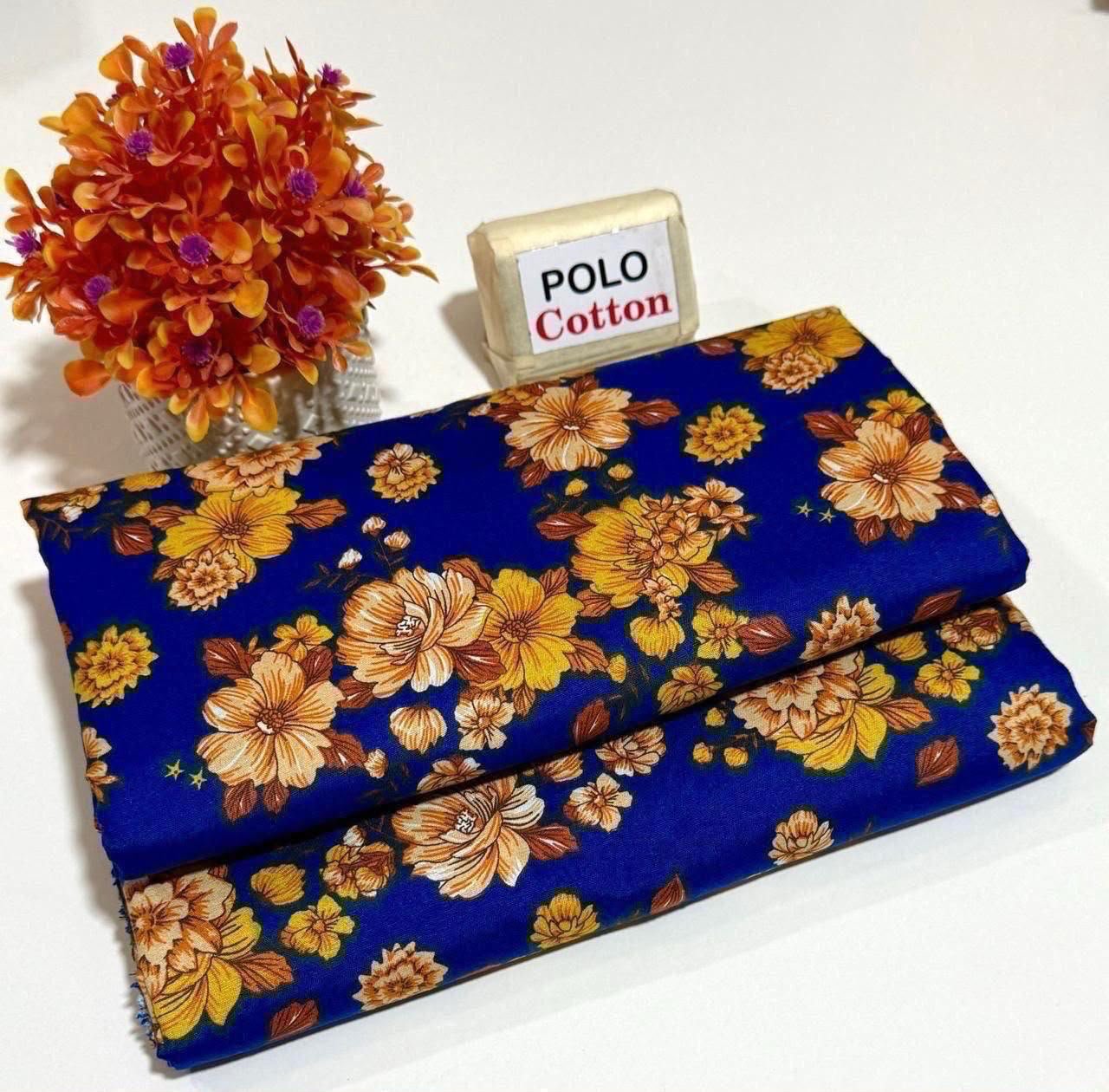 Floral Digital Printed Polo Cotton 2 Piece