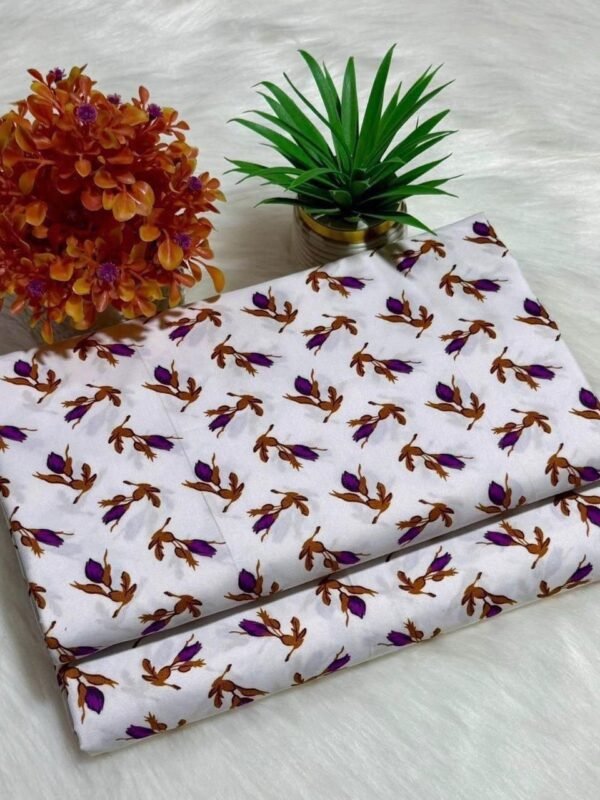 Floral Digital Printed Polo Cotton 2 Piece