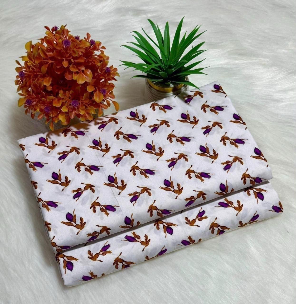 Floral Digital Printed Polo Cotton 2 Piece