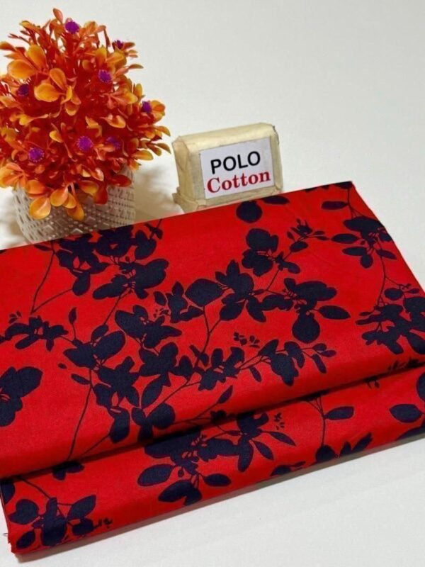 Floral Digital Printed Polo Cotton 2 Piece