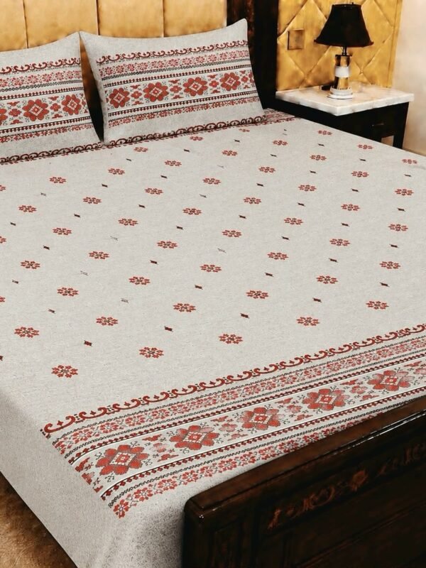 Pure Cotton King Size Bedsheet