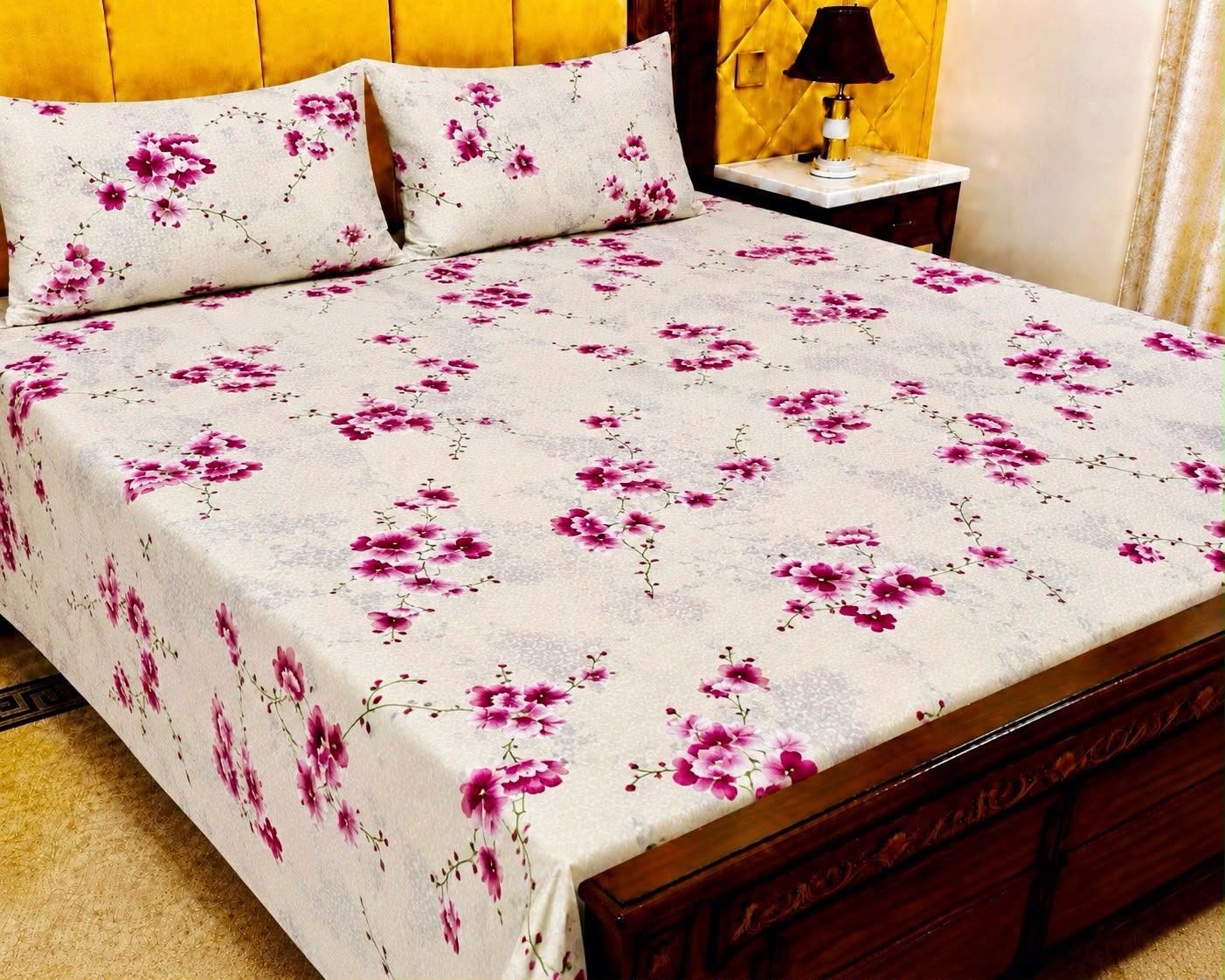 Pure Cotton King Size Bedsheet