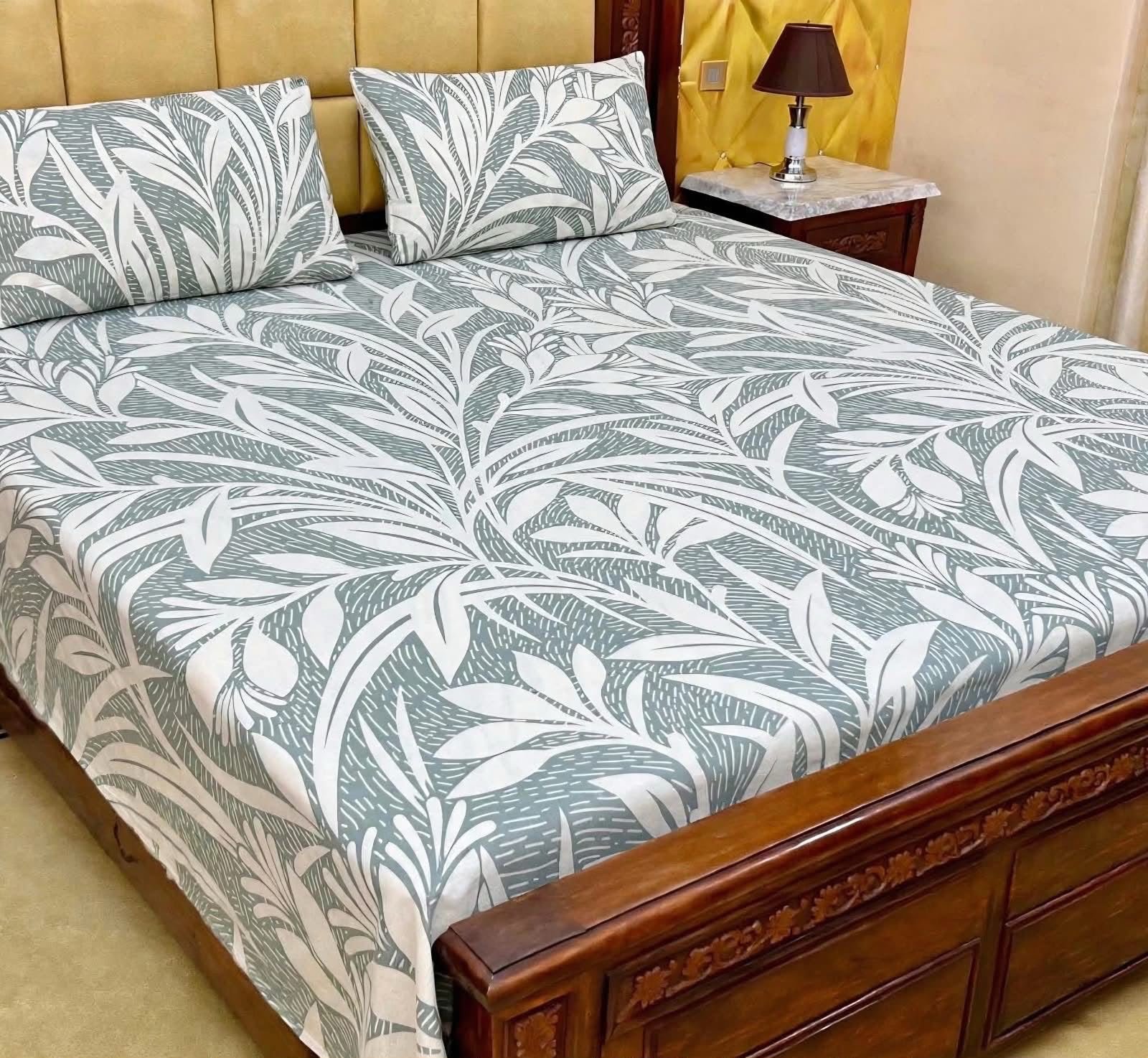 Pure Cotton King Size Bedsheet