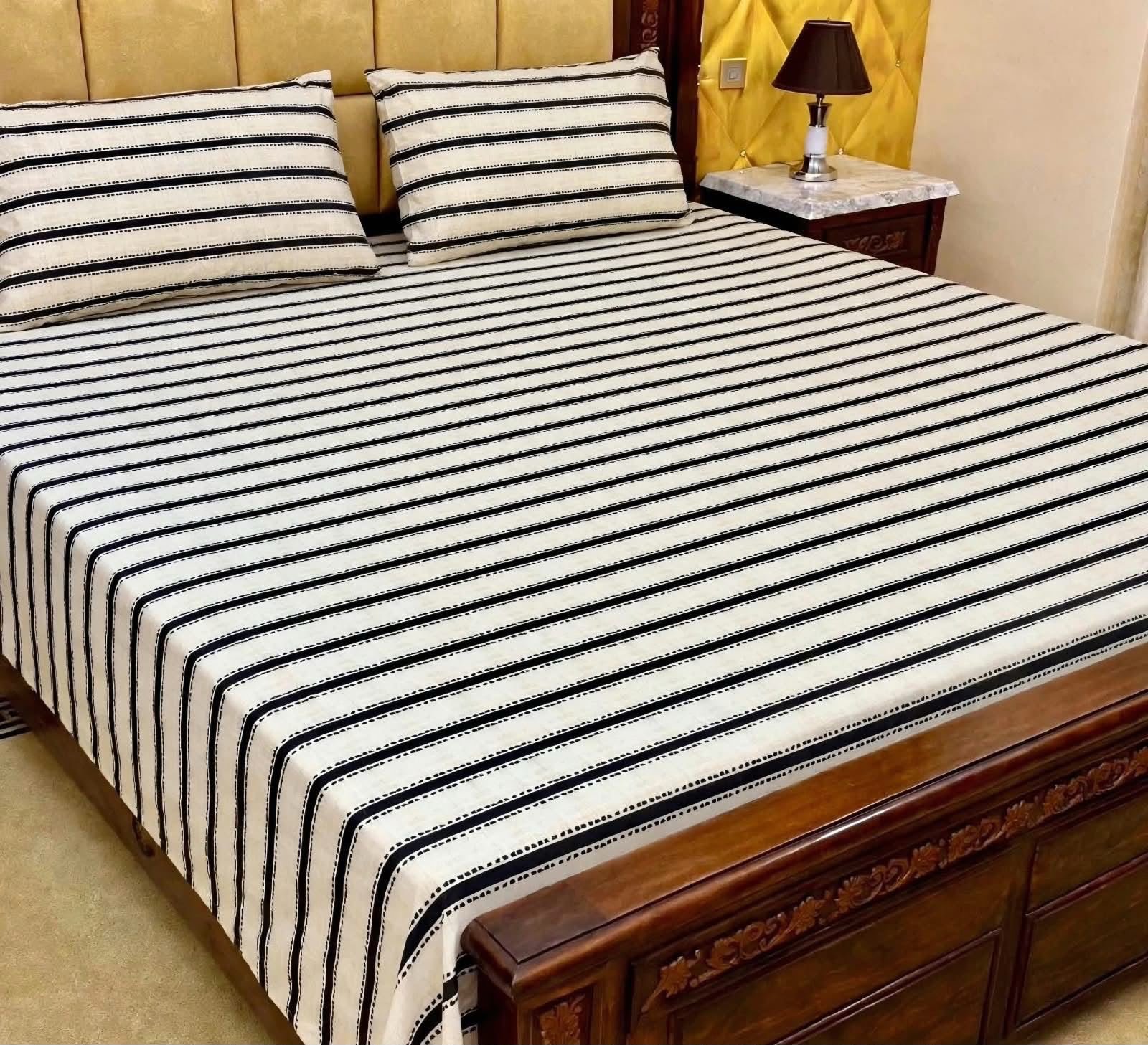 Pure Cotton King Size Bedsheet