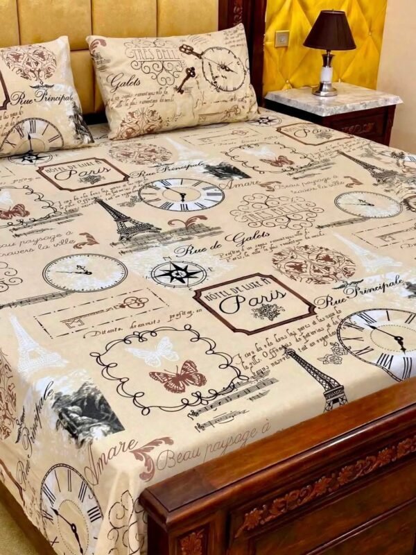 Pure Cotton King Size Bedsheet
