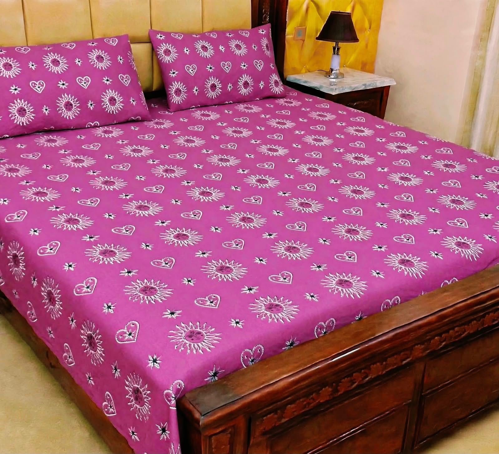 Pure Cotton King Size Bedsheet