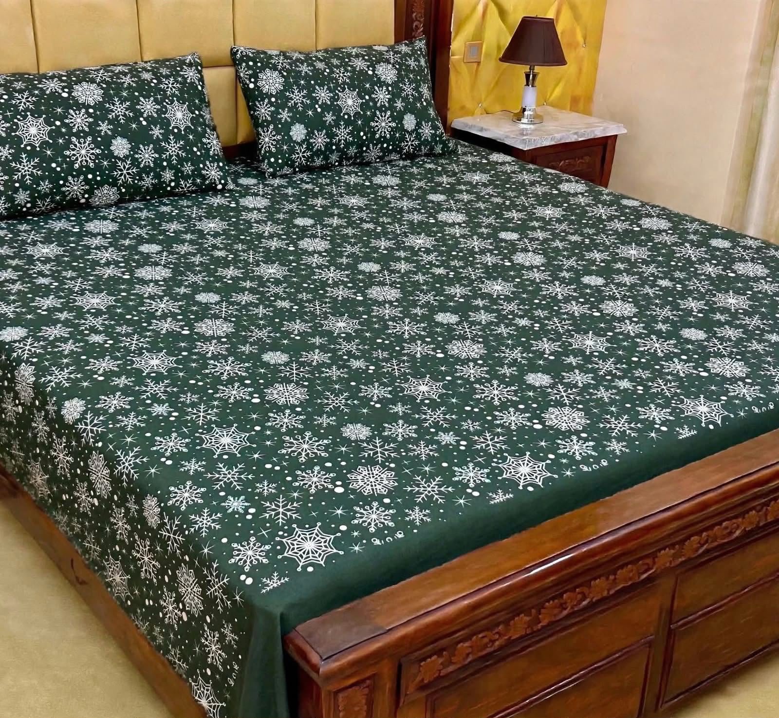 Pure Cotton King Size Bedsheet