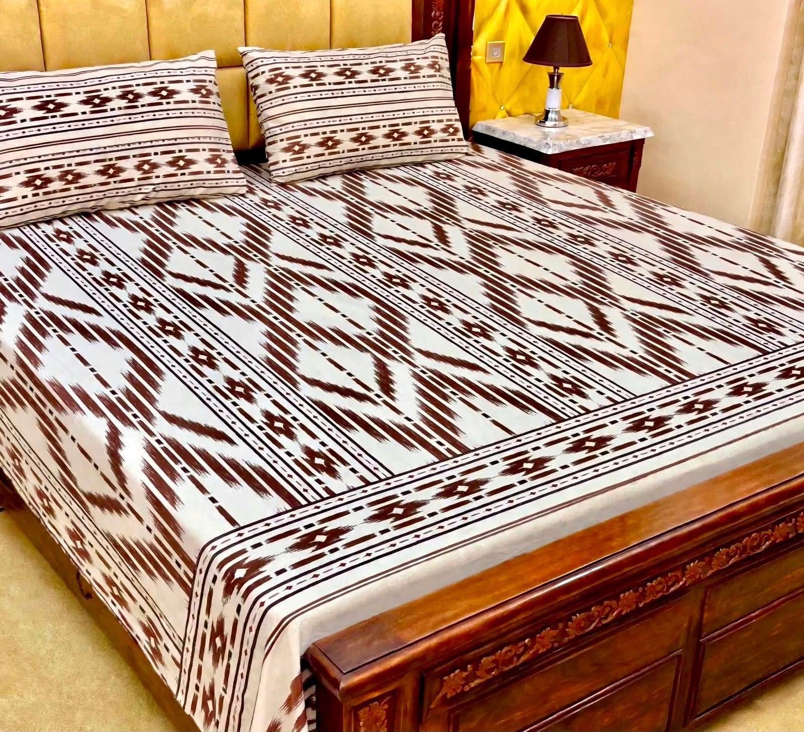 Pure Cotton King Size Bedsheet