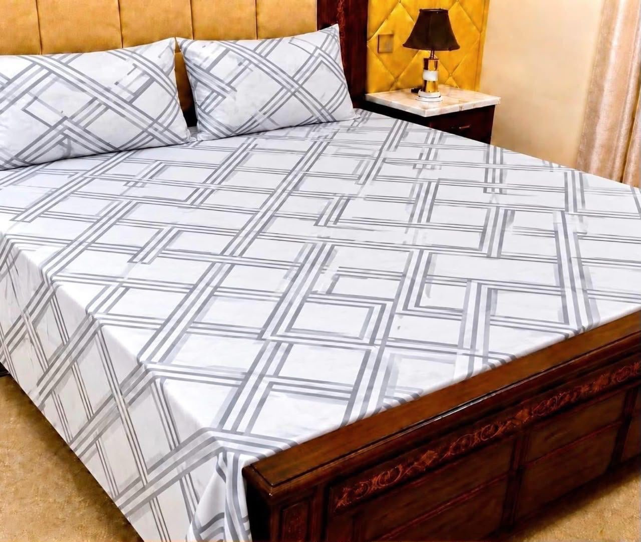 Pure Cotton King Size Bedsheet