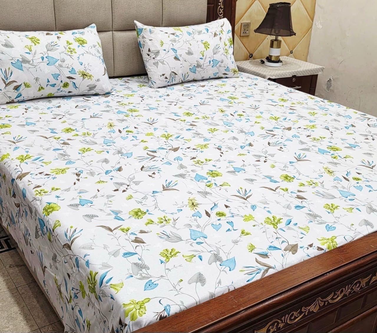Pure Cotton King Size Bedsheet
