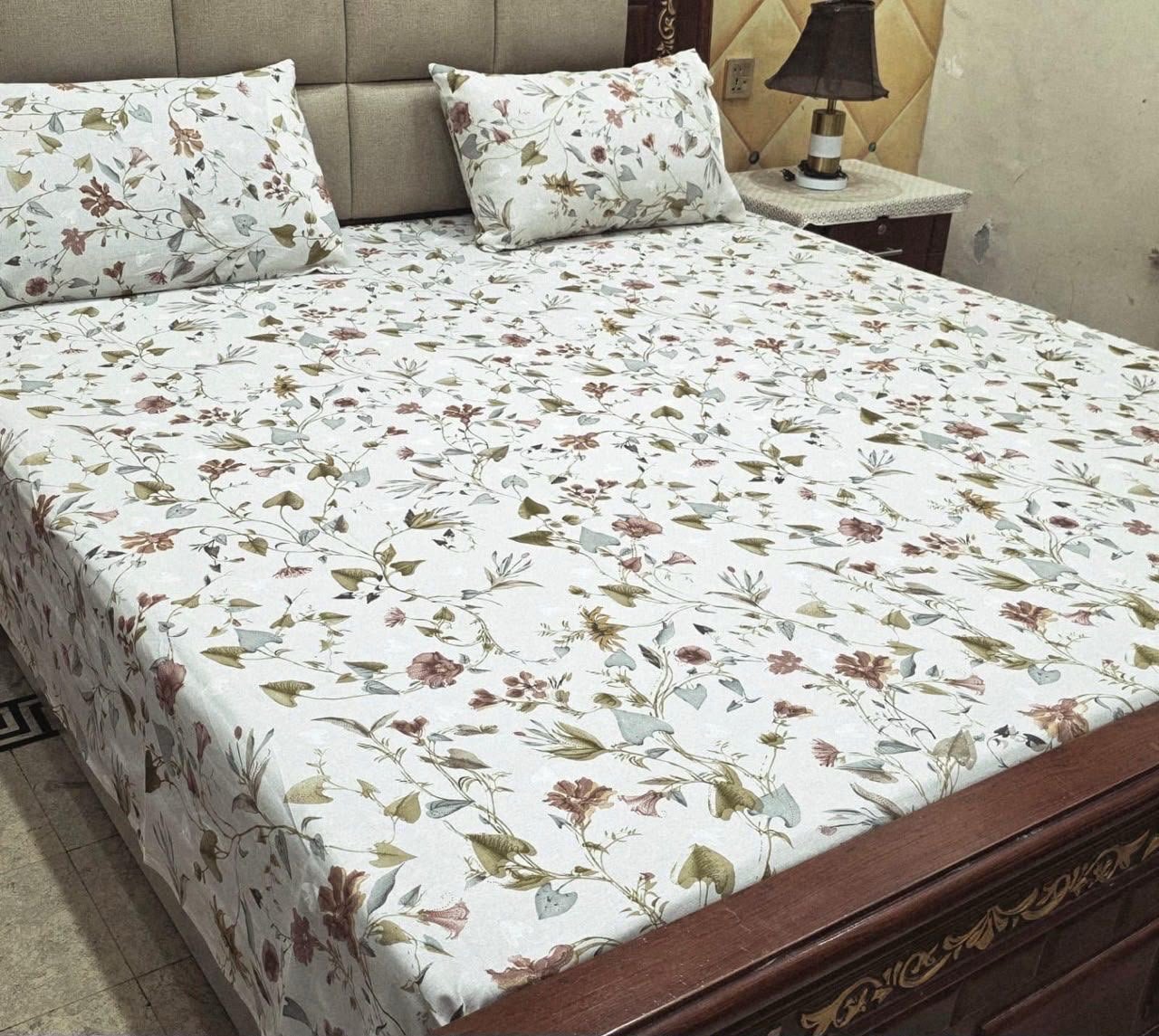 Pure Cotton King Size Bedsheet