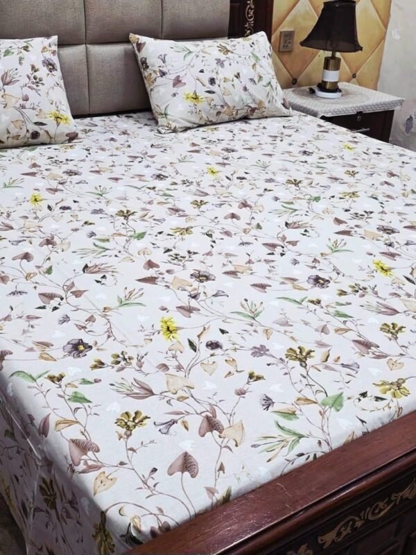 Pure Cotton King Size Bedsheet