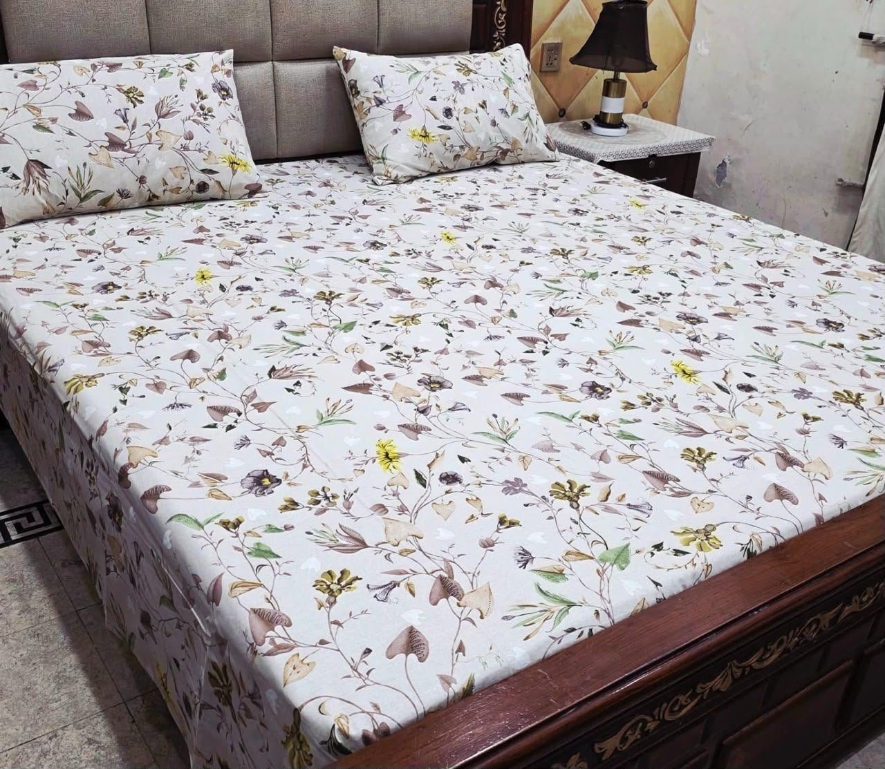 Pure Cotton King Size Bedsheet