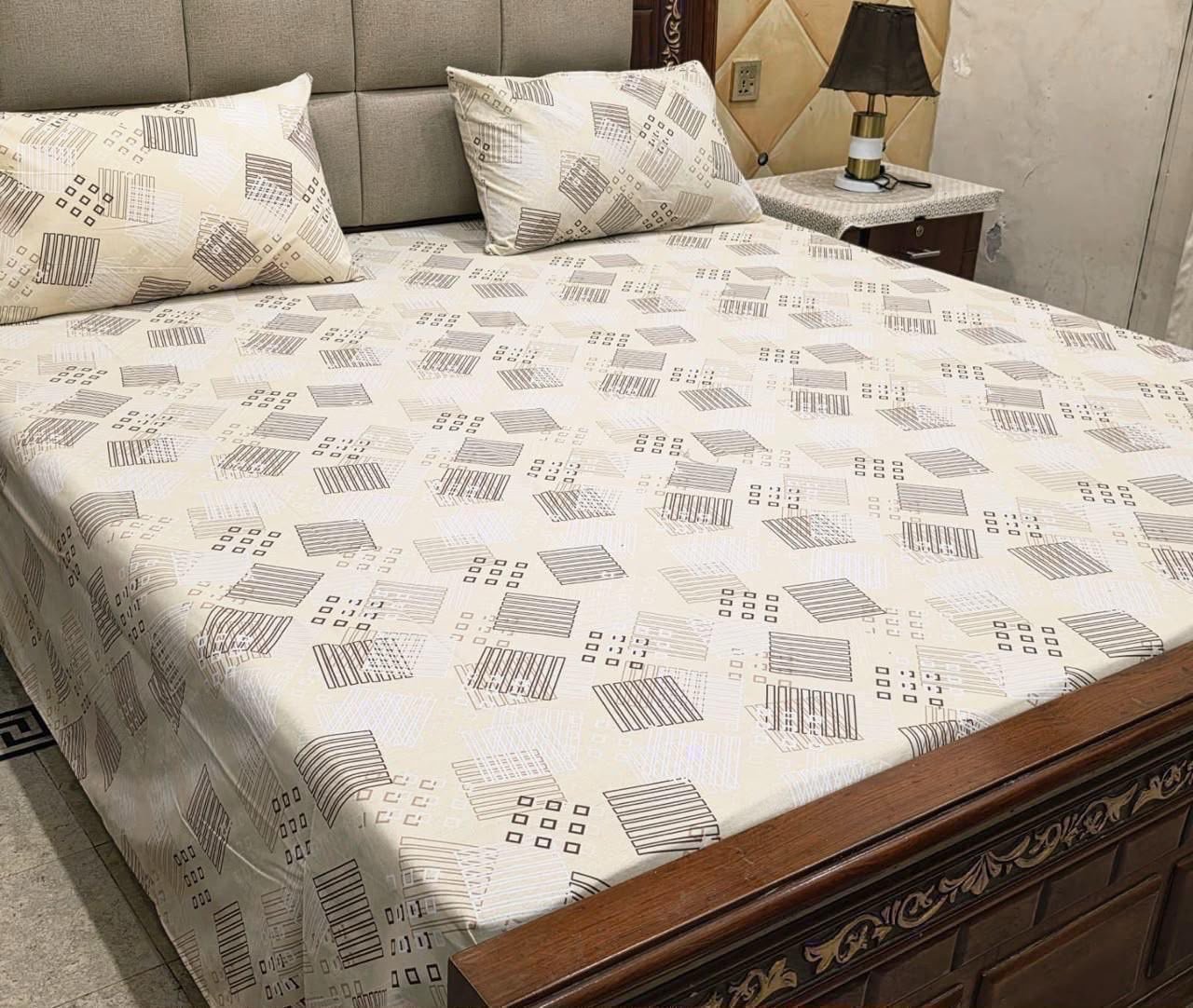 Pure Cotton King Size Bedsheet