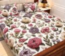 9D Digital Print Micro Cotton King Size Bedsheet Set – 3 Piece