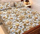 9D Digital Print Micro Cotton King Size Bedsheet Set – 3 Piece