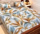9D Digital Print Micro Cotton King Size Bedsheet Set – 3 Piece