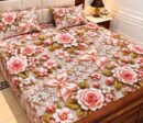9D Digital Print Micro Cotton King Size Bedsheet Set – 3 Piece