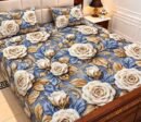 9D Digital Print Micro Cotton King Size Bedsheet Set – 3 Piece