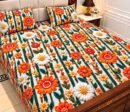 9D Digital Print Micro Cotton King Size Bedsheet Set – 3 Piece