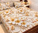 9D Digital Print Micro Cotton King Size Bedsheet Set – 3 Piece