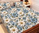 9D Digital Print Micro Cotton King Size Bedsheet Set – 3 Piece
