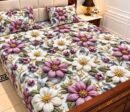 9D Digital Print Micro Cotton King Size Bedsheet Set – 3 Piece