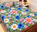 9D Digital Print Micro Cotton King Size Bedsheet Set – 3 Piece