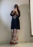 Laam Embroidered Dhanak 2 Piece